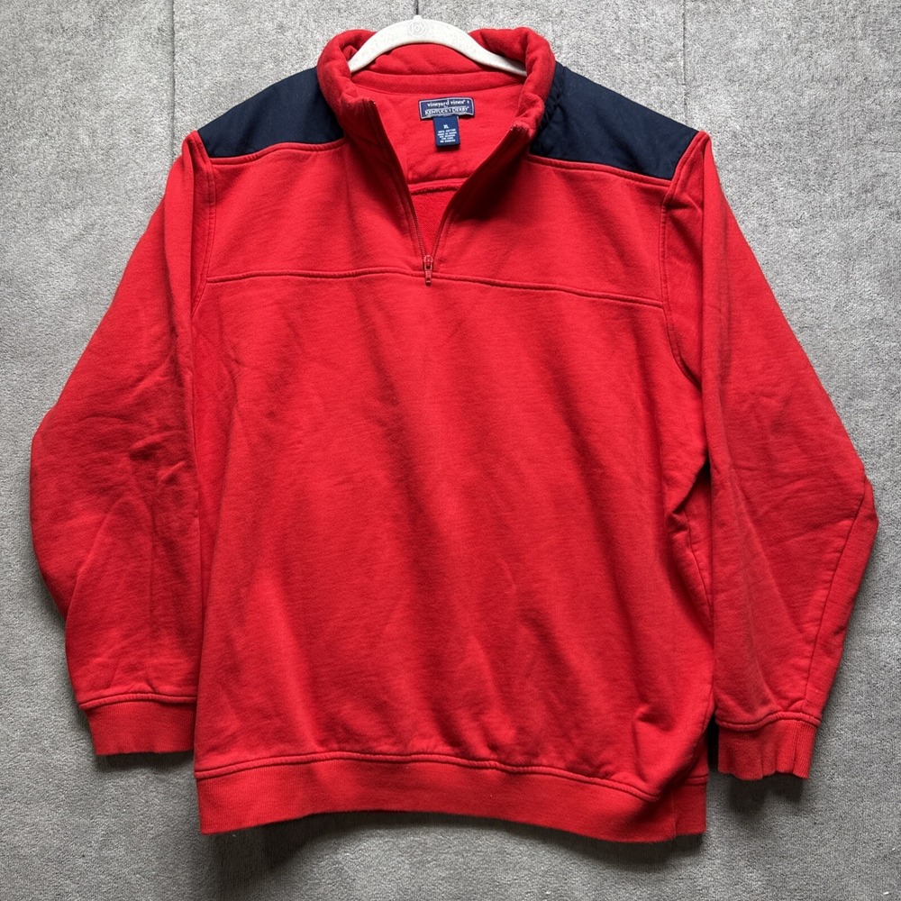 Vineyard Vines Kentucky Derby 1/4 Zip Pullover XL Equestrian Preppy Horsewear